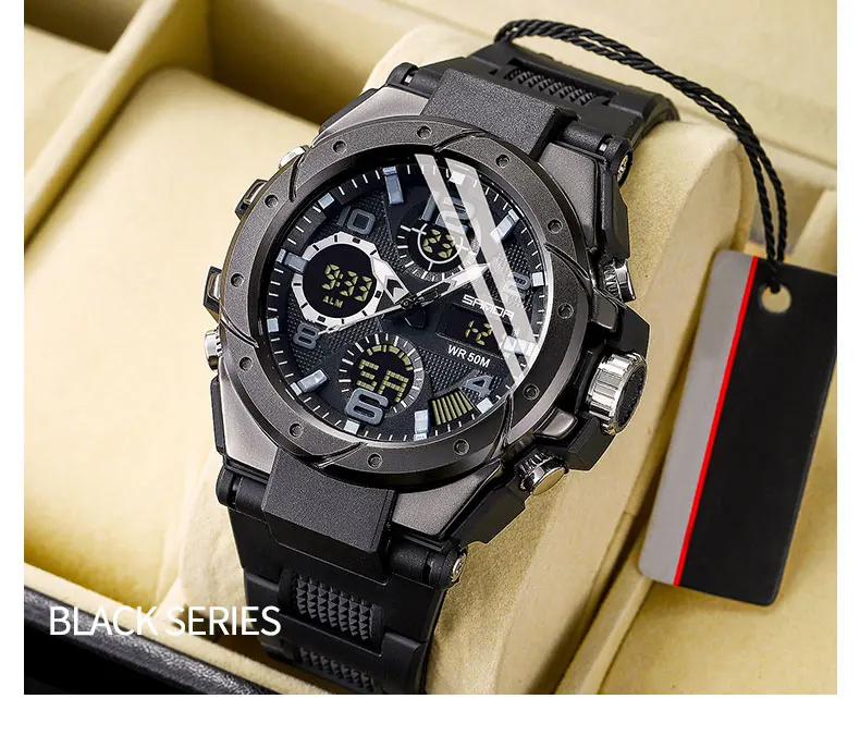 

Sports luminous watch male trend student large dial waterproof electronic watch male