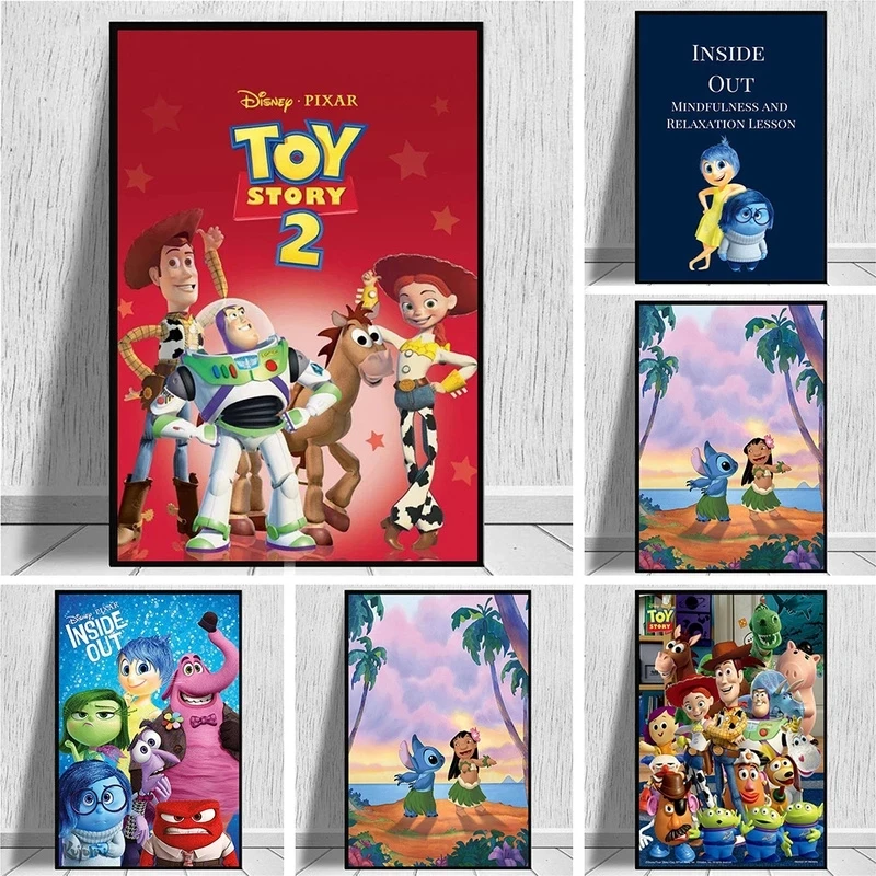 

Disney Toy Story Animation Canvas Painting Posters and Prints Cartoon Wall Art Pictures for Children Living Room Home Decoration