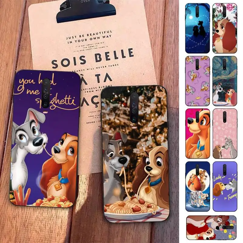 

Disney lady and the tramp Phone Case for Redmi 5 6 7 8 9 A 5plus K20 4X S2 GO 6 K30 pro