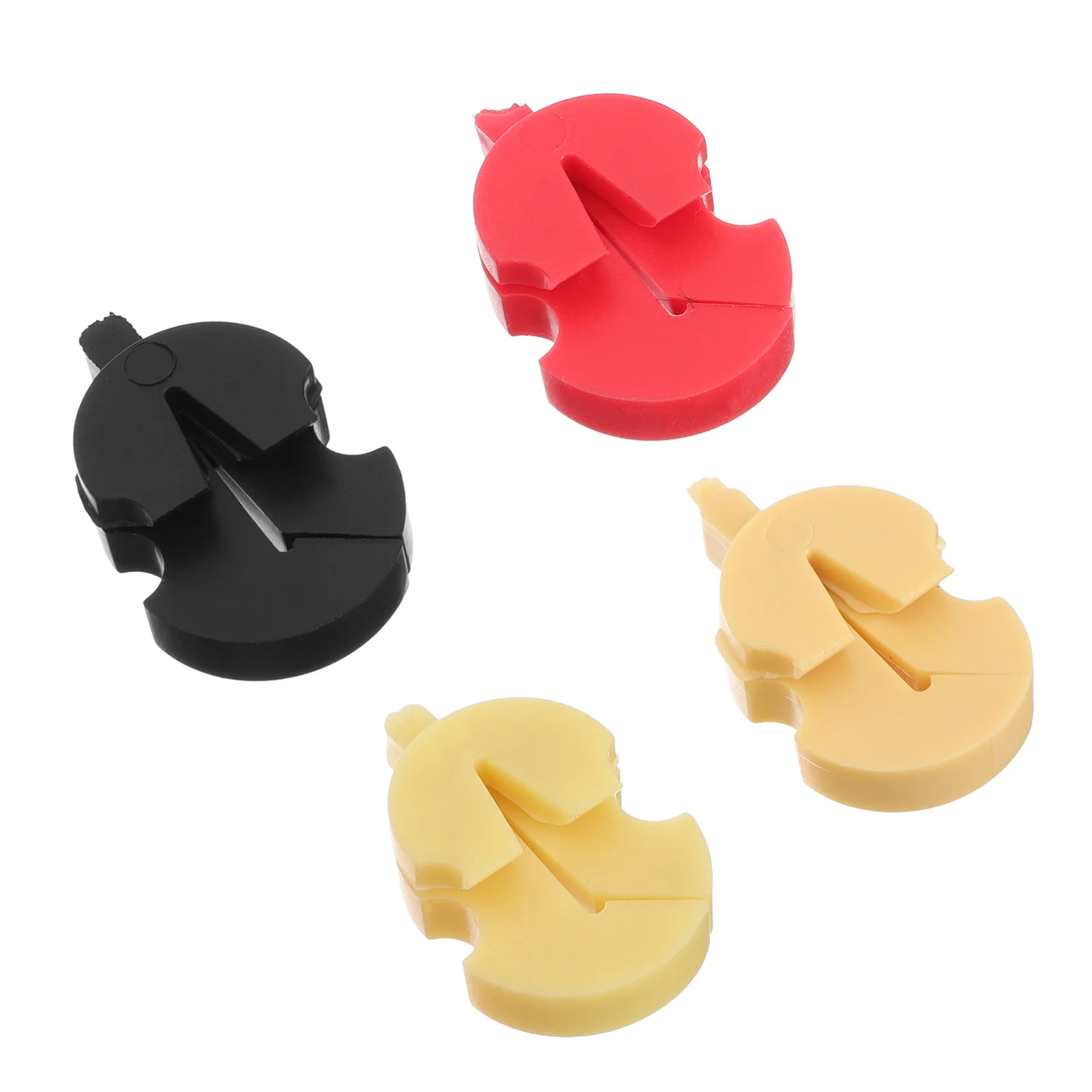 

4 шт. практичные Чехлы для скрипки, учебные Чехлы для скрипки, специальные тихие резиновые чехлы для скрипки