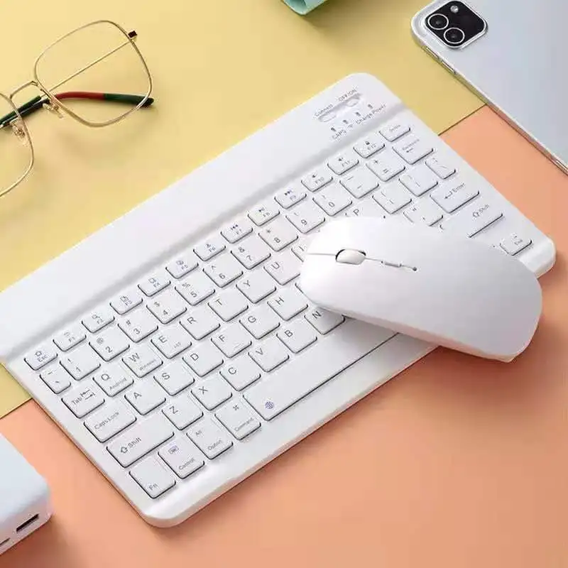 For iPad Air Pro 11 Bluetooth Wireless Keyboard Mouse Englis