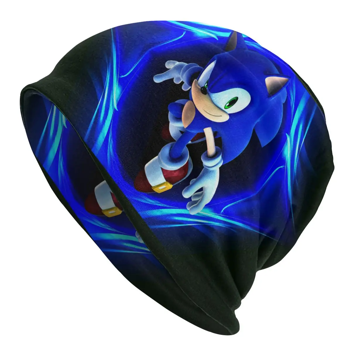 

Bonnet Winter Warm Knitting Hat Sonics The Hedgehog Skullies Beanies Caps Adult Cartoon Game Beanie Hats Outdoor Ski Cap