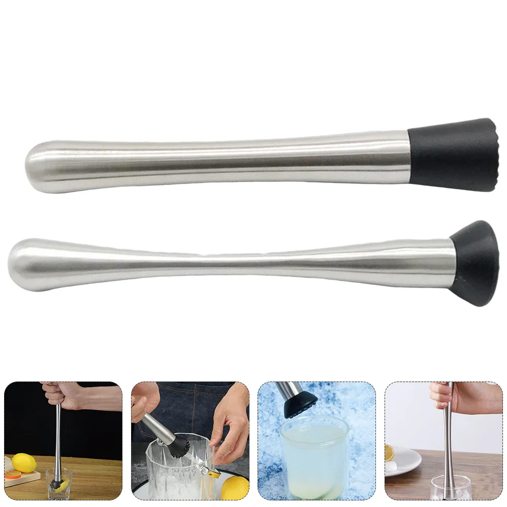

1 Set Durable Reusable Lightweight Cocktail Accessories Stainlesss Steel for Bar