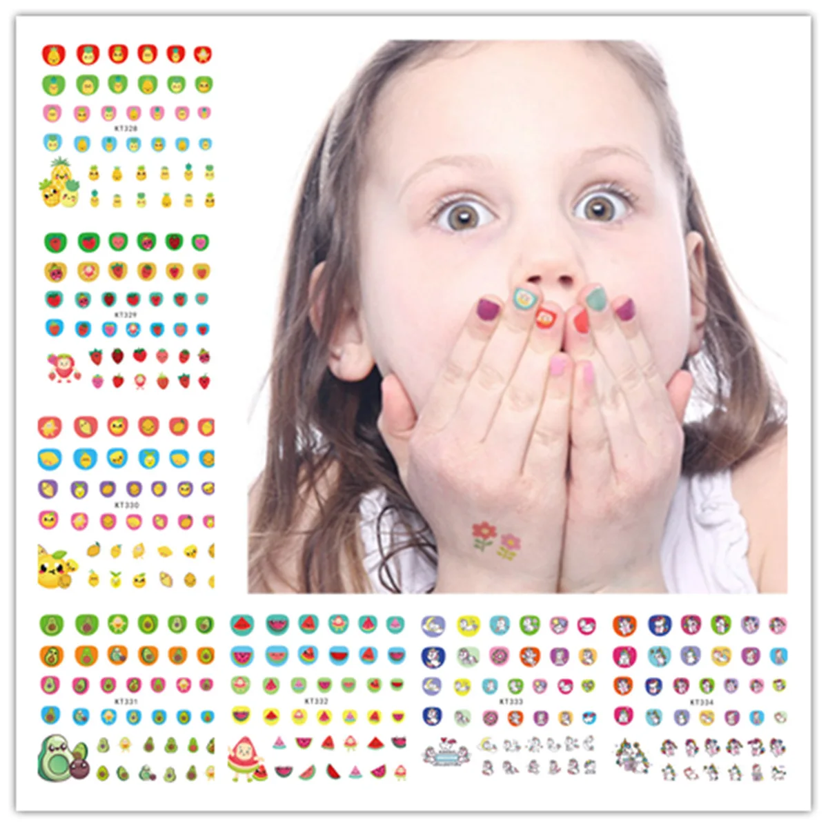 

1pcs Nail Water Sticker Set Fruit Lemon Slider Nail Art Transfer Decals Colorful Spring Cute Fruit Manicure Decorations