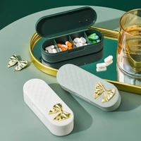 light luxury medicine storage box portable jewelry organizador cajas de joyer%c3%ada pill boite home accessories maison items gadgets
