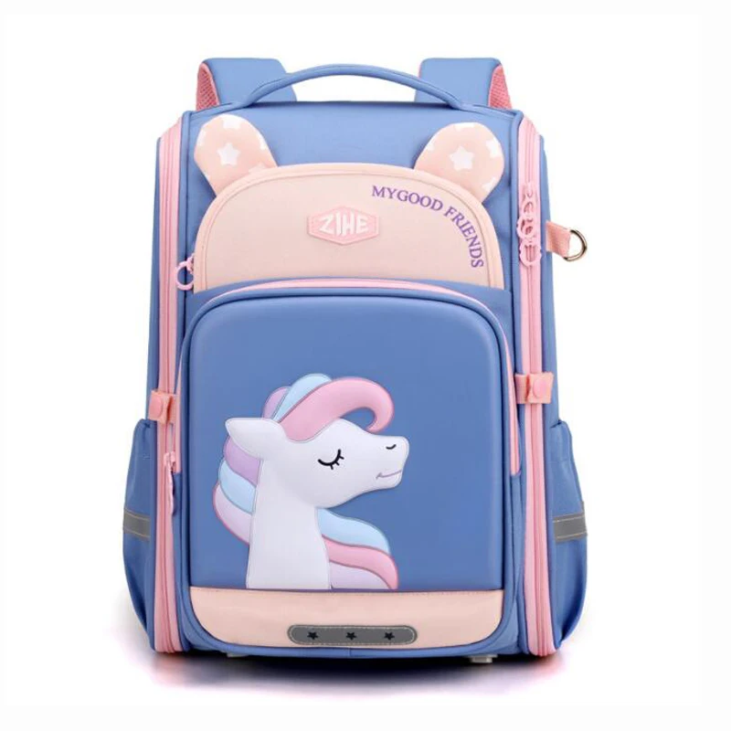 "Школьные портфели для девочек и мальчиков, рюкзаки с 3D мультяшным принтом для начальной школы, ученические школьные ранцы для учеников 1-6 кл..."