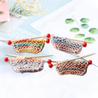 functional lightweight portable dollhouse miniature woolen decoration doll decor doll knitted sweater doll accessories