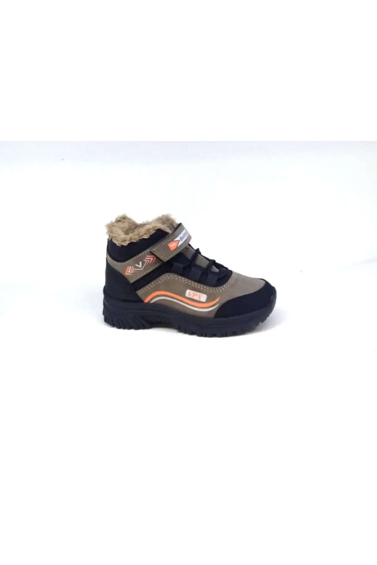 

Kid'S Boots Black Khaki Swings Furry Cold-Resistant Winter Outdoor Boots