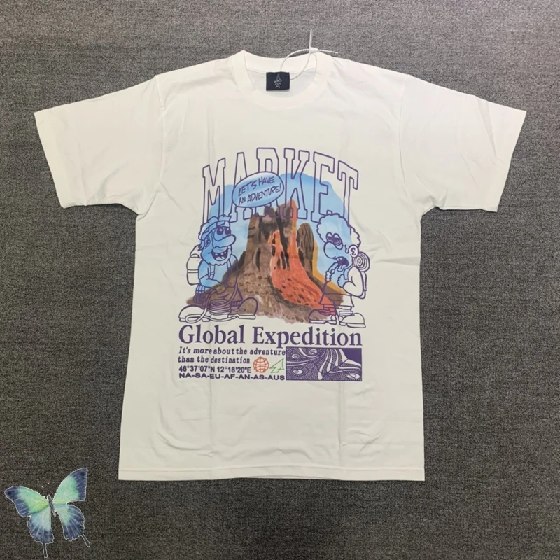 

Global Expedition Men's Women's Cotton Short-sleeved Chinatown Market T-shirt