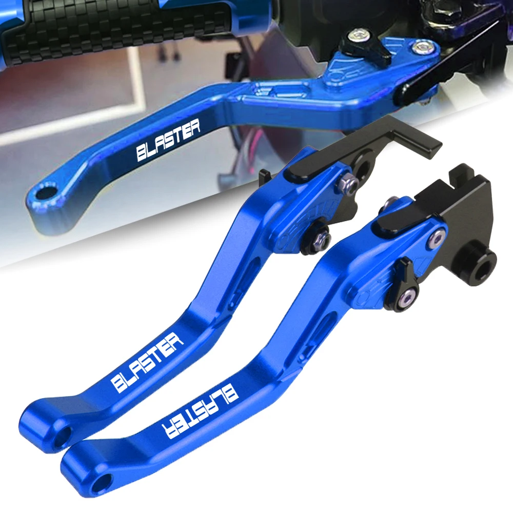 

Blaster LOGO For Yamaha Blaster YFS200 2005 2006 Motorcycle aluminum Adjustable Short Brake Clutch Levers blaster yes200 motor