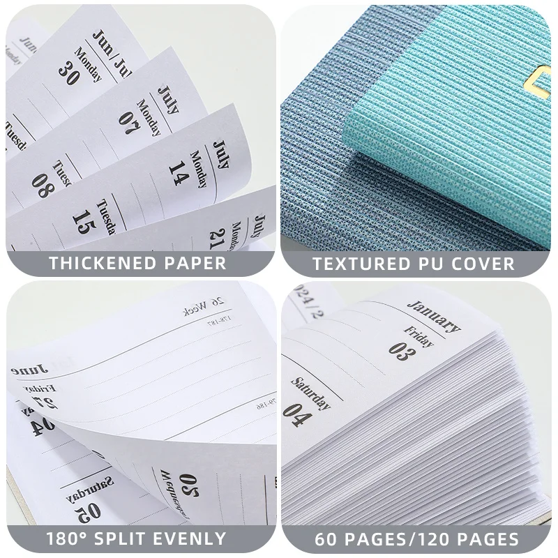 Карманный планировщик A7 365-дневный еженедельный блокнот с расписанием