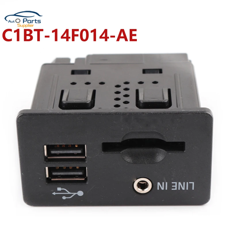 

New C1BT-14F014-AE C1BT14F014AE AUX Audio Interface With SD Card Reader for 2013 Ford Fusion FL3T-14F014-AA FL3T14F014AA