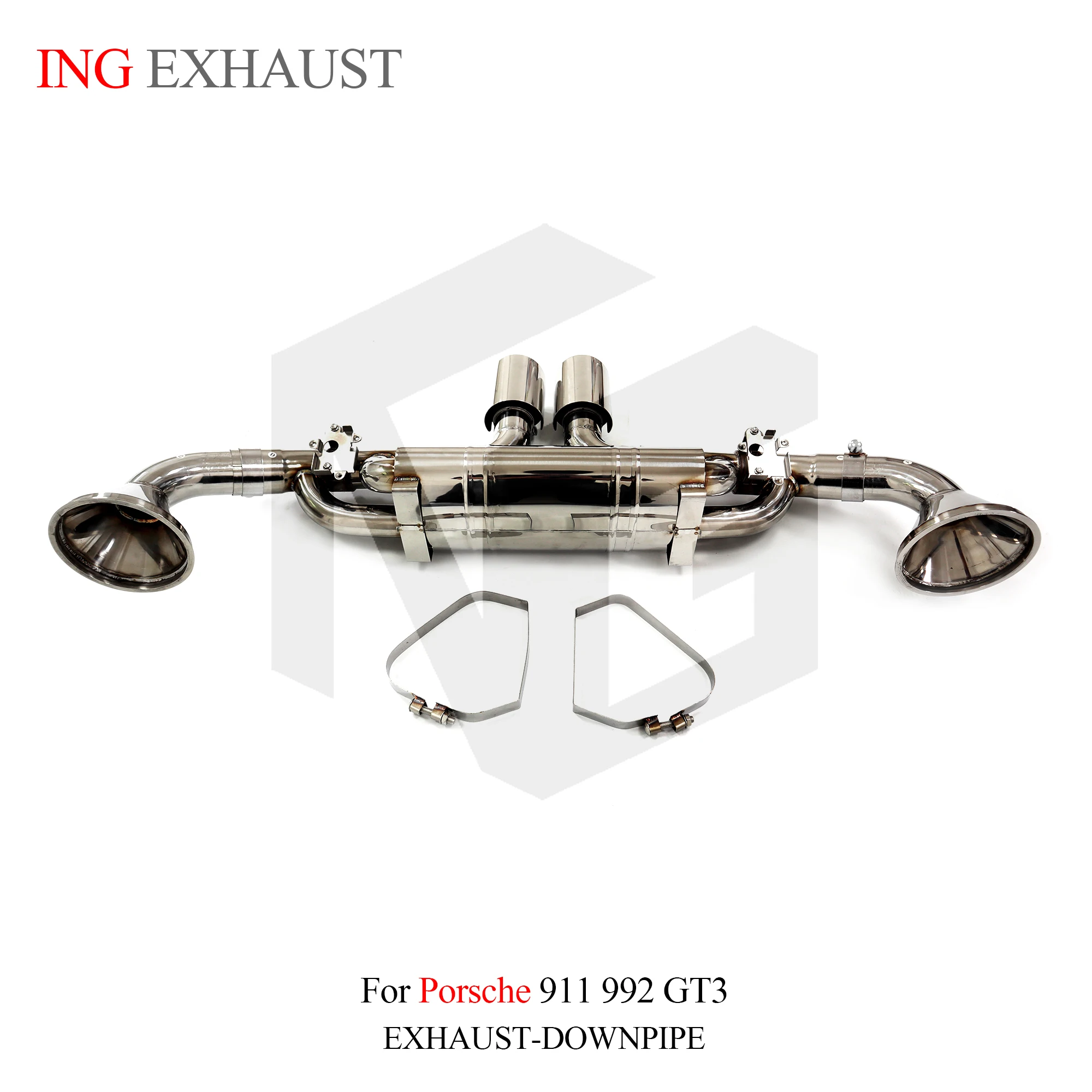 ING нержавеющая сталь 304 Catback для Porsche 911 992 GT3 4 0 T 2021 + электрическая переключатель