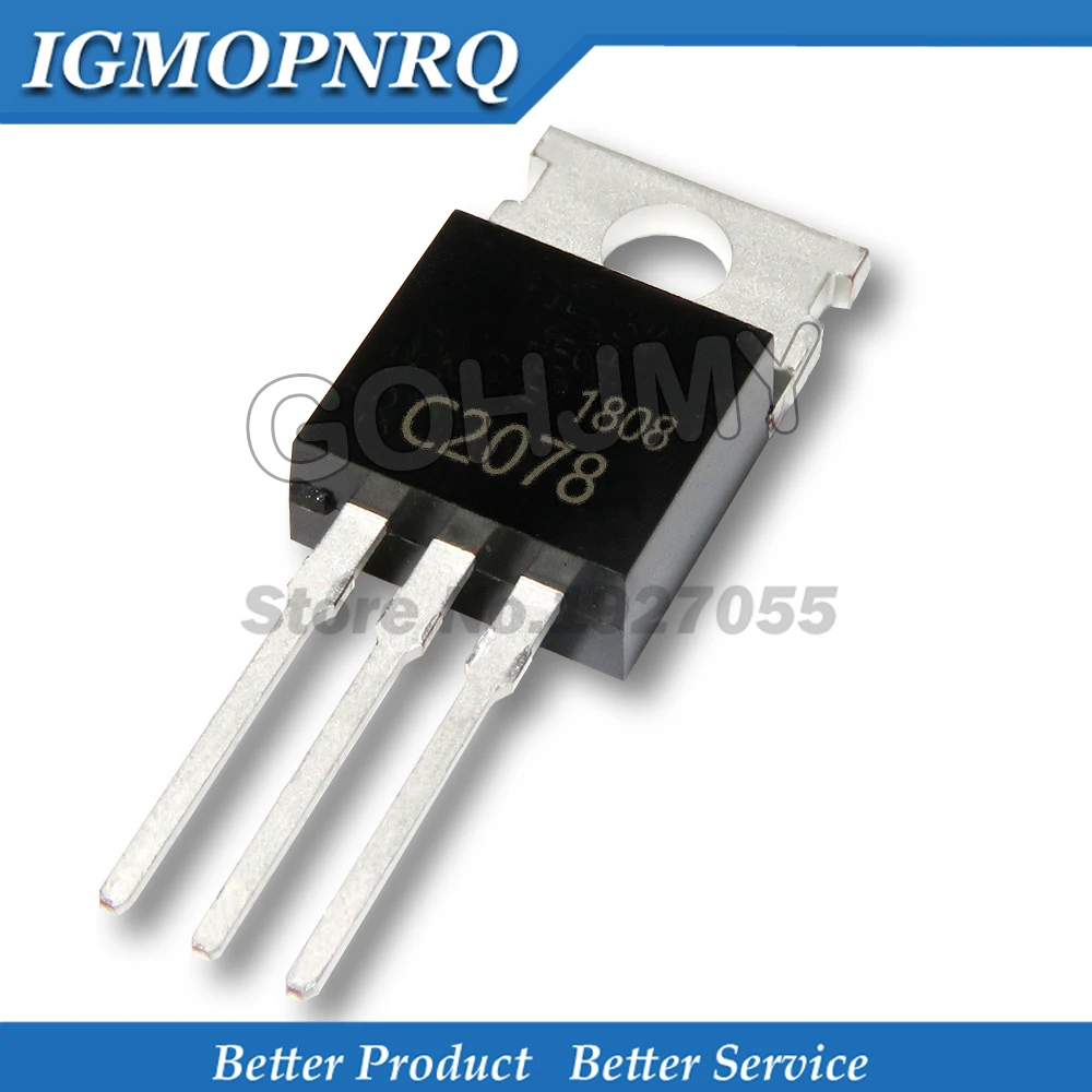 

ТРАНЗИСТОР радиочастотный 2SC2078 C2078 TO-220 27 МГц, 10 шт.