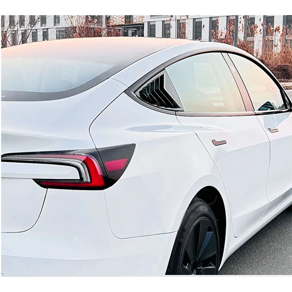 Накладка жалюзи заднего окна из АБС-пластика с карбоновым эффектом для Tesla Model 3
