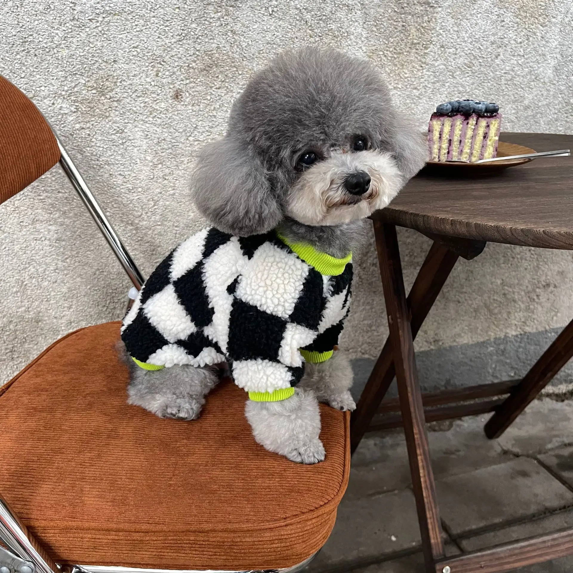 

Dog Coat Fur Pet Clothes Cute Winter Clothes French Bulldog Puppy Clothes CN(Origin)