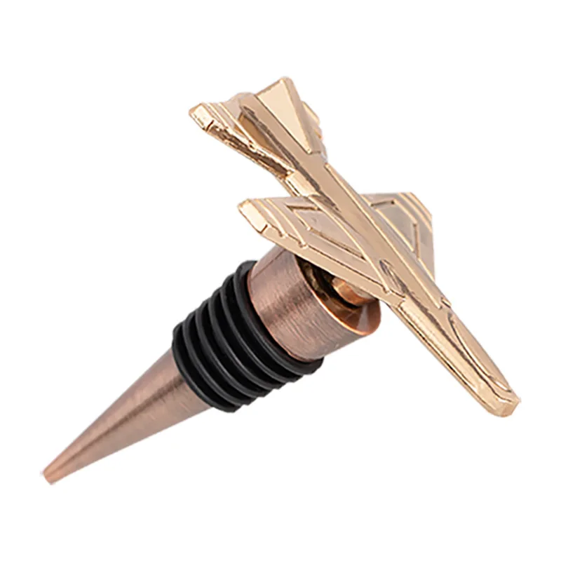 

Airplane Wine Stoppers Personalized Bar Bottle Tools Decoration Bar Accessories Home Bars Aircraft Shape Metal Wine Stopper