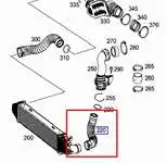 

10 H128119 для шланга turboard левая фотовспышка W204 0714 S204
