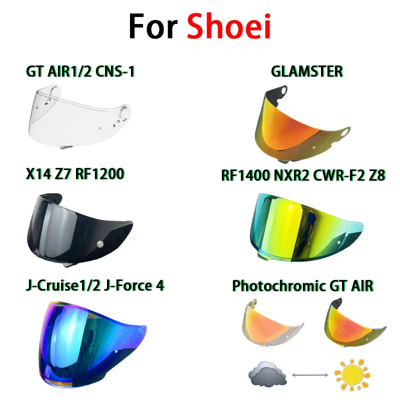 Шлем Viosr для Shoei GT Air CNS-1 Z7 Z8 X14 X15 J-Cruise Glamster противотуманная пленка фотохромный