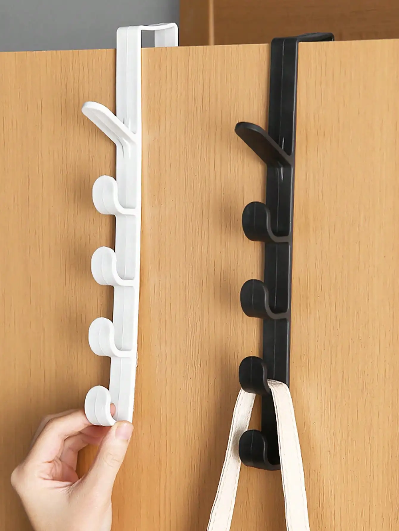 Дверной Крючок Из 2 Шт. Для Спальни Потолочная Вешалка Одежды Пластиковый