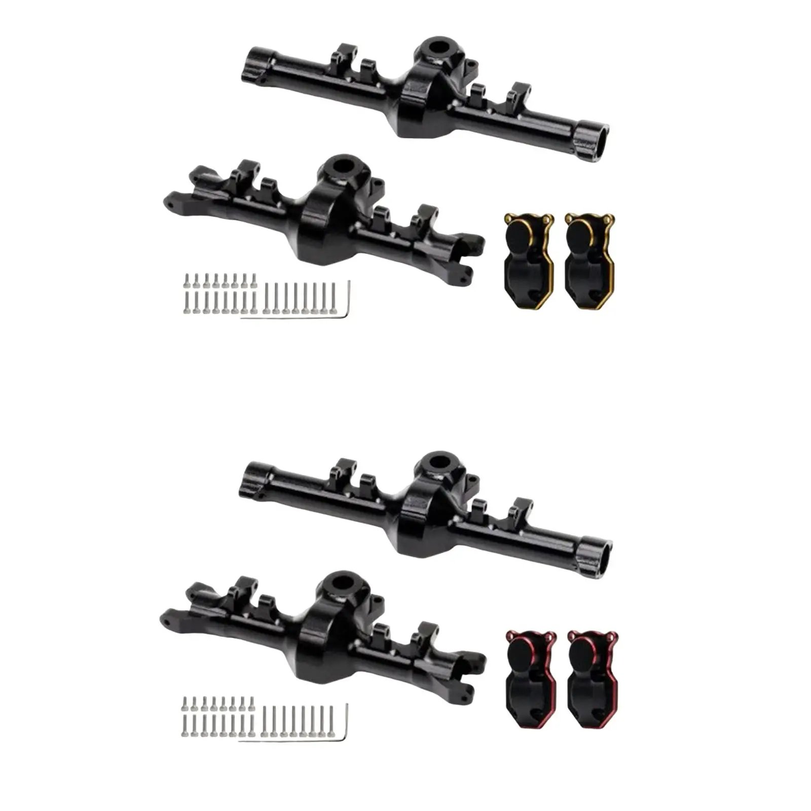 

1/2 корпус заднего моста для Axial SCX24 AXI00002 AXI00001 AXI90081, радиоуправляемая модель автомобиля, багги, модифицированные детали