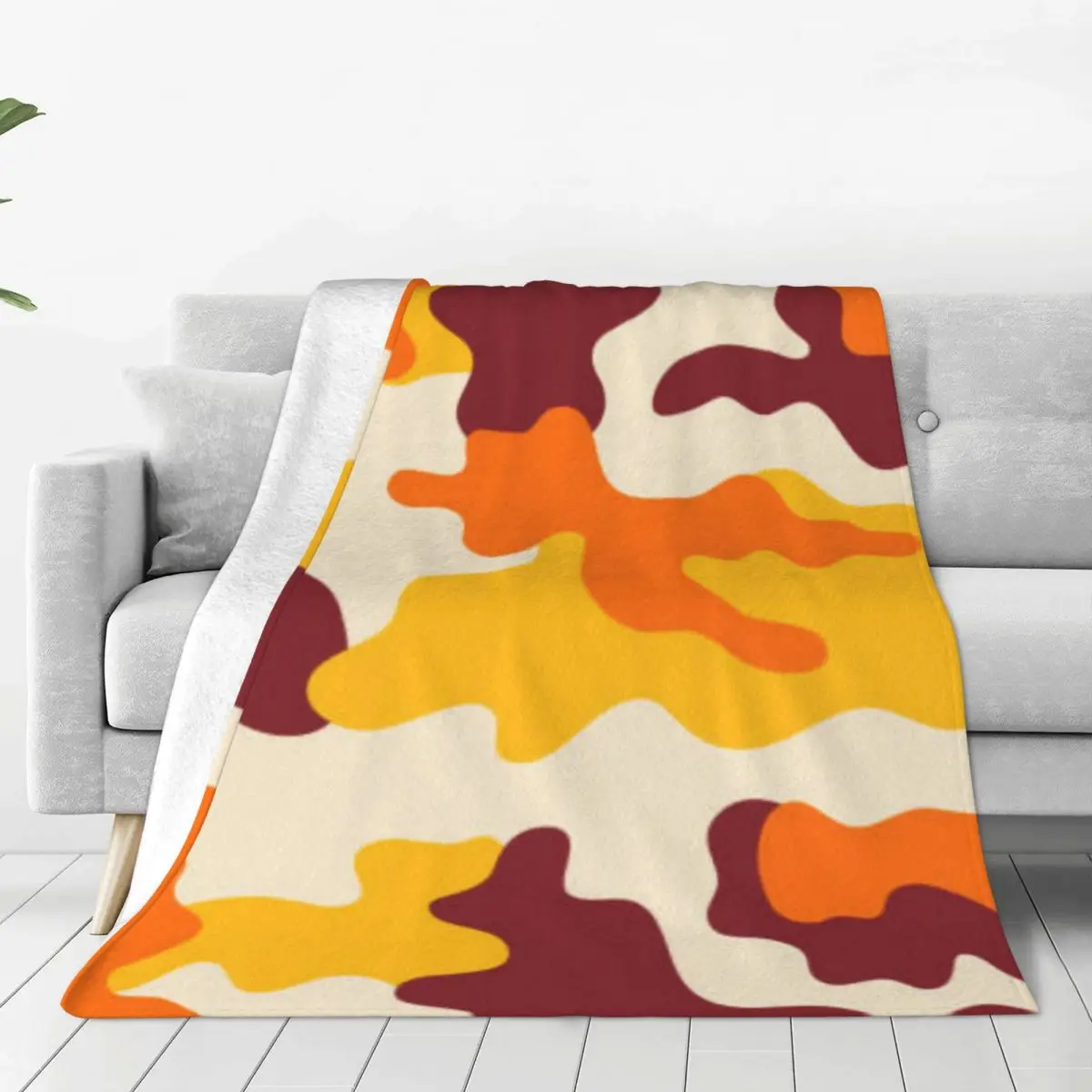 

Camouflage Blanket Bedspread Bed Beach Soft Bed Blanket Winter Throw Blanket feature Windproof blanket Anti-pilling fluffy soft