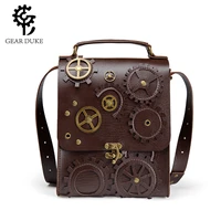 amazon 2022 new bag steampunk retro style mens and womens one shoulder messenger bag portable gear waist w210