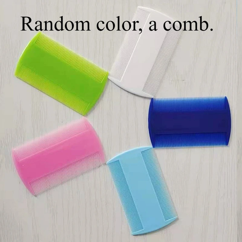 Пластиковые расчески для волос двухсторонние с мелкими зубьями вшей детей собак