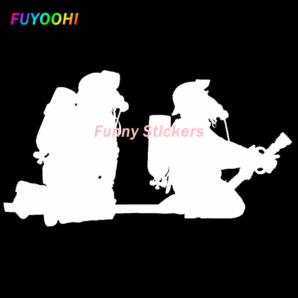 Наклейки FUYOOHI для игр наклейки из искусственного винила с рисунком пожарного