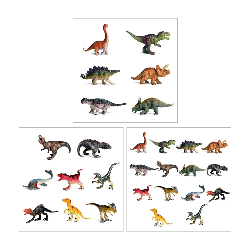 

Lifelike Dinosaur Model Figurines Animal Zoo Boutique Store Supply Statue Science Classroom Award Kids Role for Play Toy