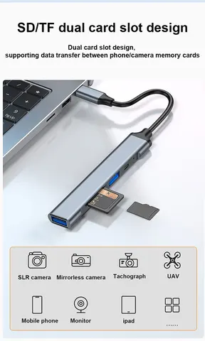 USB концентратор 5-в-1