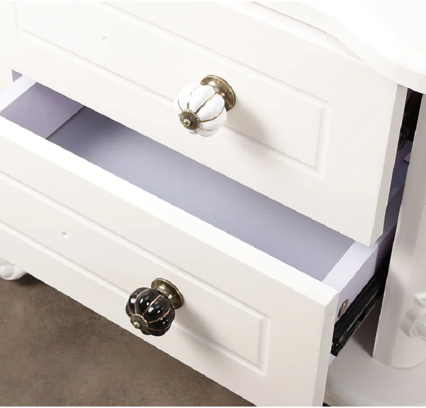 Керамические ручки KAK в виде тыквы 40 мм для ящиков дверей шкафа с одним отверстием