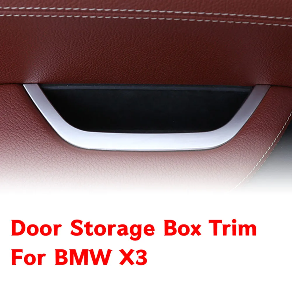 

For BMW X3 F25 Car Interior Main Drive Door Handle Storage Box Decor Cover Trim Car Styling Accessories 2011-2017