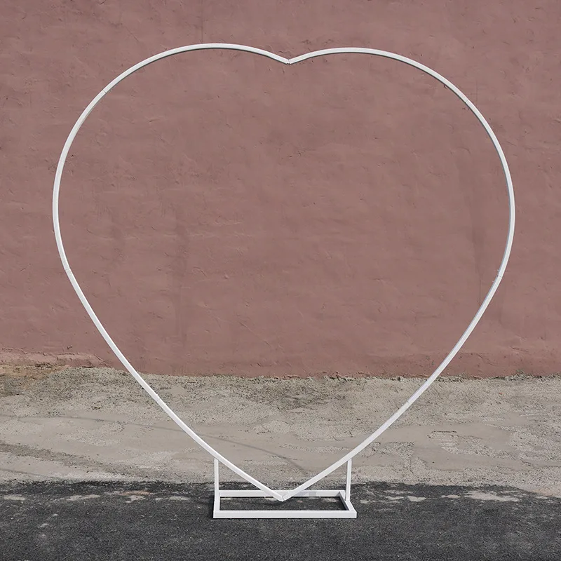 

Wedding Arch Metal Balloon Arch Birthday Party Wedding Decoration Supplies Photo background stand Heart-shaped stand