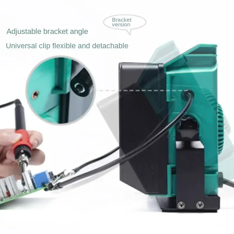 948DQ Паяльник для курения сварочный дымовой вентилятор два в одном паяльный