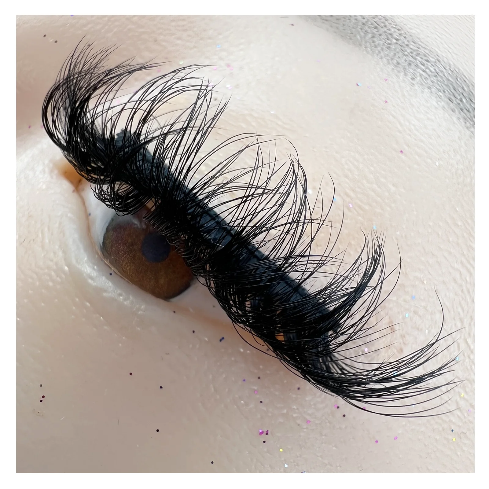 

Shegoal 5Pairs DD Curl Faux False Mink Lash Fluffy Soft Natural 5D Silk Resuable Eyelashes Real Makeup Tools Beauty For Women