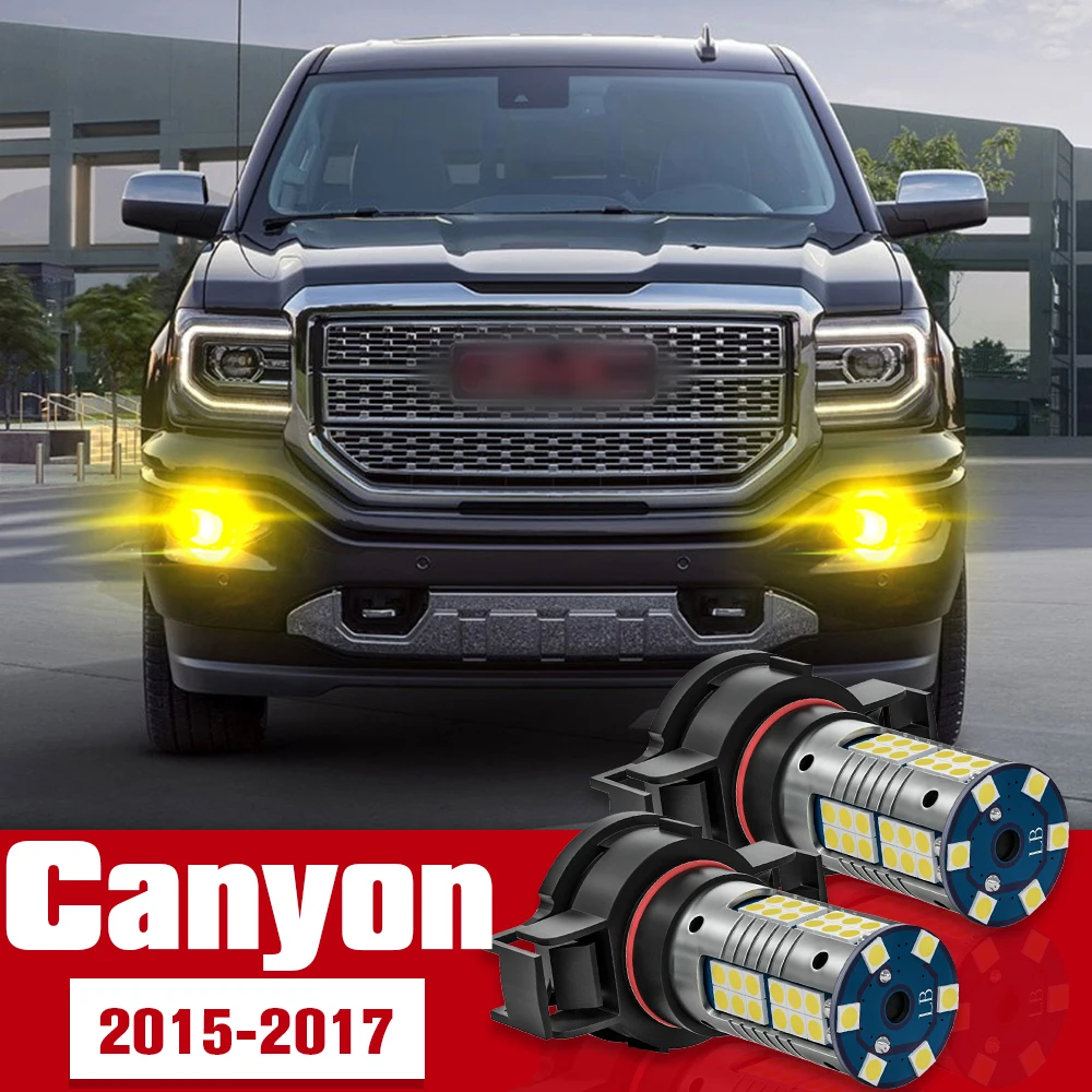 

2pcs Front Fog Light Accessories LED Bulb Lamp For GMC Canyon 2015 2016 2017