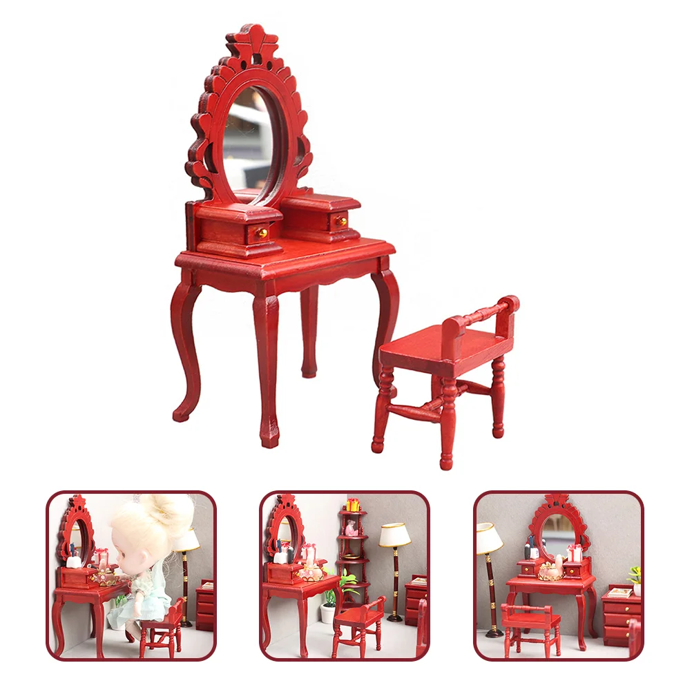 

2 шт., детский Винтажный Туалетный столик, 7,8x4,5x15 см