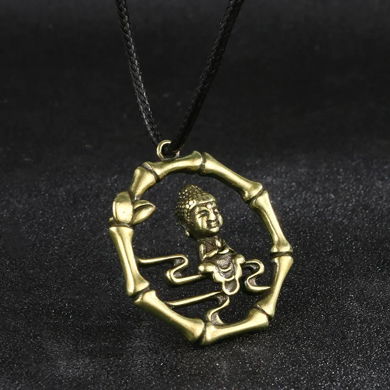 Латунные бамбуковые фигурки Шами из цельной латуни поделки брелок сделай сам