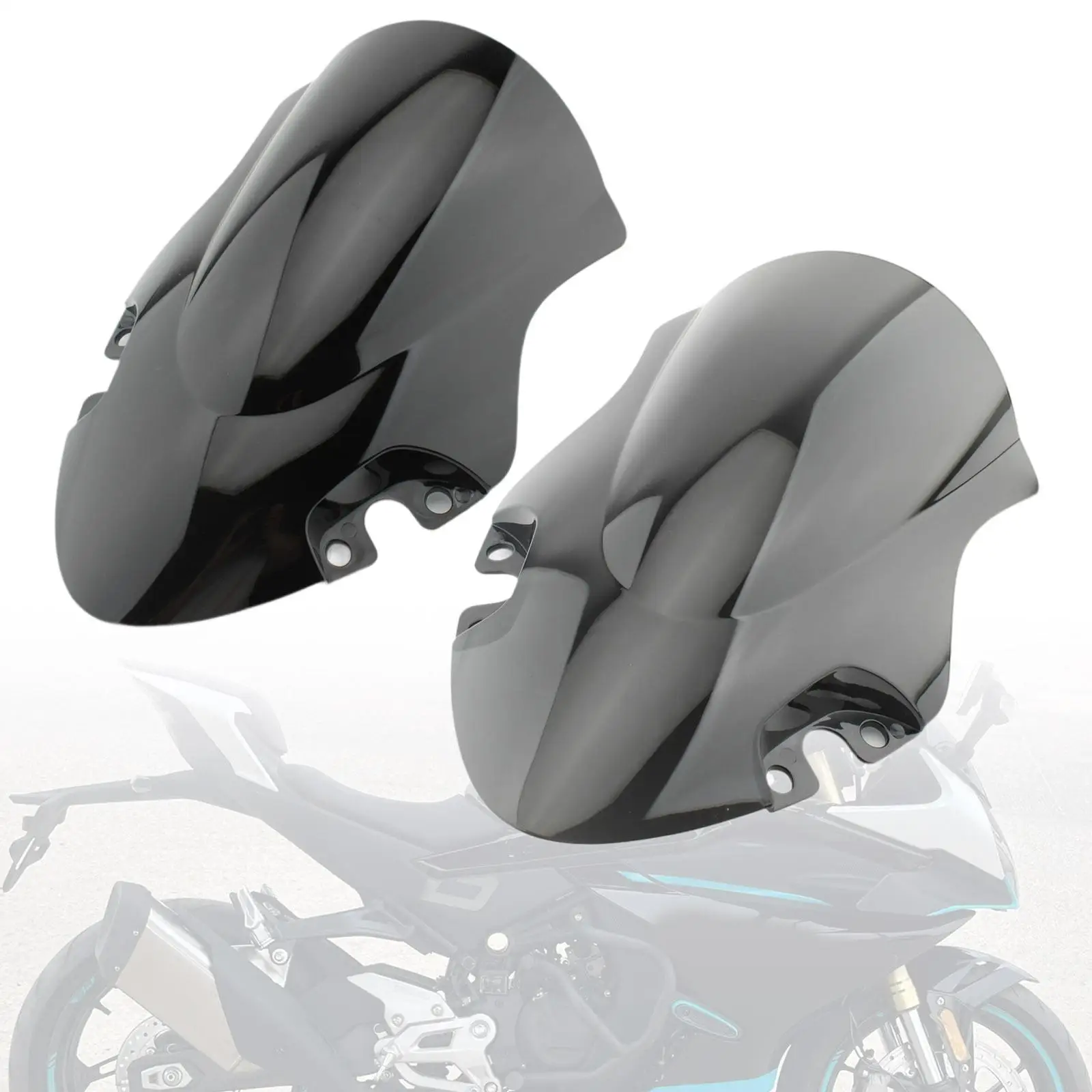 Прочные запасные части для защиты лобового стекла мотоцикла