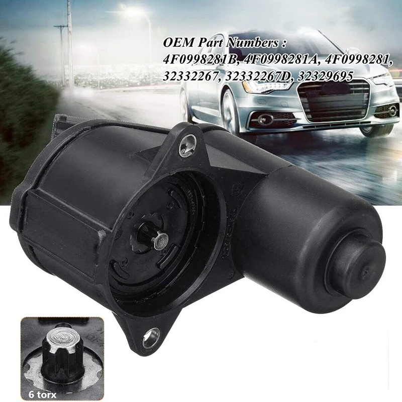 6-зубчатый стояночный тормоз Серводвигатель 4F0998281 для-A6 C6 2004-2011 6-TORX 4F0998281B 4F0 998