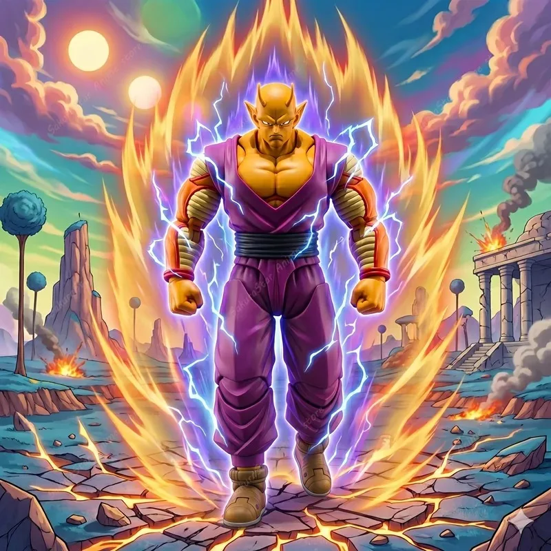 Фото В наличии: Коллекционная аниме-фигурка Bandai Dragon Ball SHF DBS Super Hero Orange Piccolo, подвижная, в подарочной упаковке №1