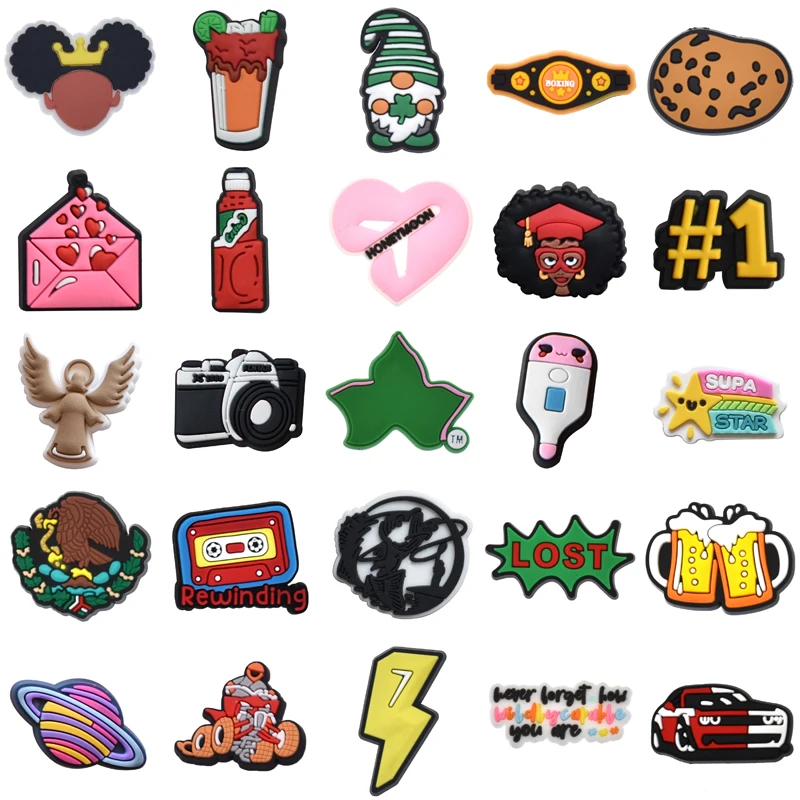 

Wholesale Bulk Women Charm Packs Decorations for Crocs Girl Kids Boy Para Pins Shoes Accessories Gifts Men Shoe Charms Set Jeans