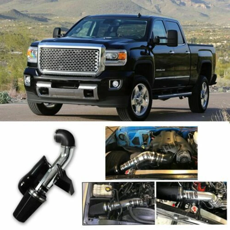 

Cold Air Intake System Kit Heat Shield Pipe For GMC For Chevy V8 Silverado 4.8L 5.3L 6.0L 1999 - 2006