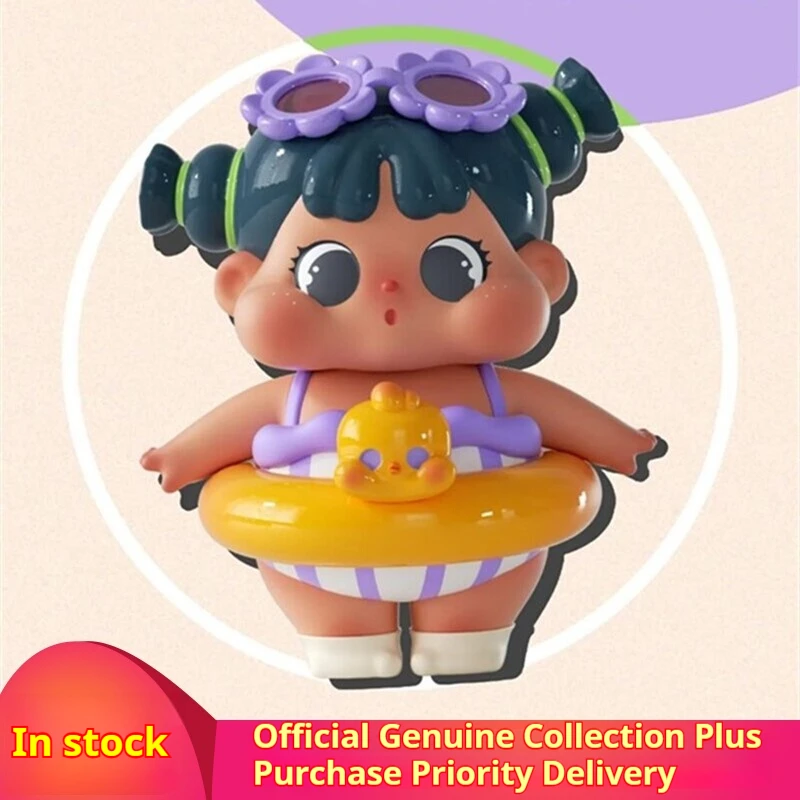 Подлинная Qoqo Accompany You To See The Sea Series слепая коробка Tide Play милая кукла из ПВХ Kawaii