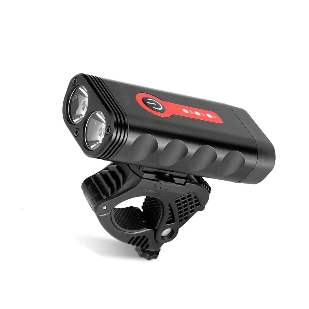 

Фара велосипедная Водонепроницаемая с зарядкой от USB и креплением на руль