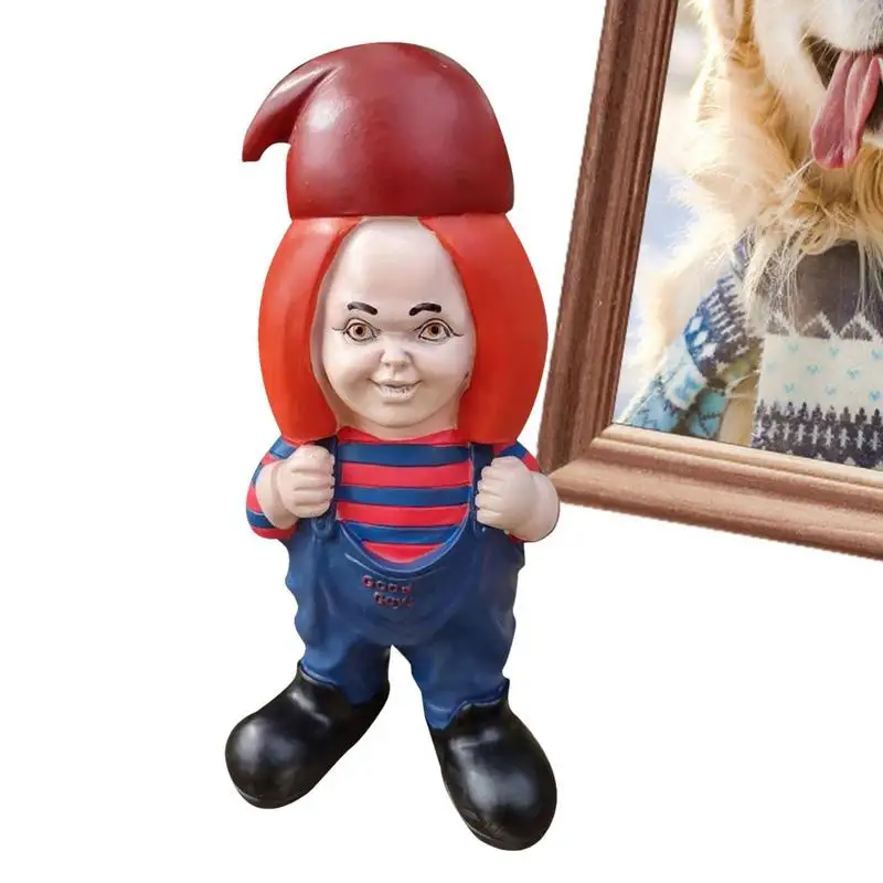 

Horror Movie Sculpture Model Horror Figure Ornament Resin Craft Home Party Decor Statue Figure Halloween Creative Decorations