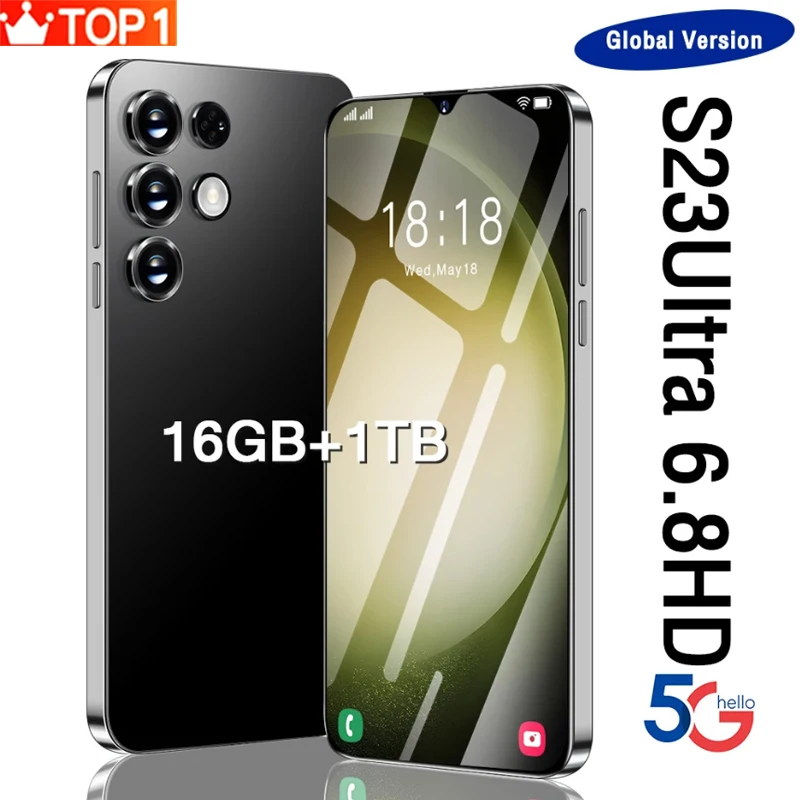 

Смартфон с экраном 2023 дюйма, 16 + 1 ТБ, две SIM-карты