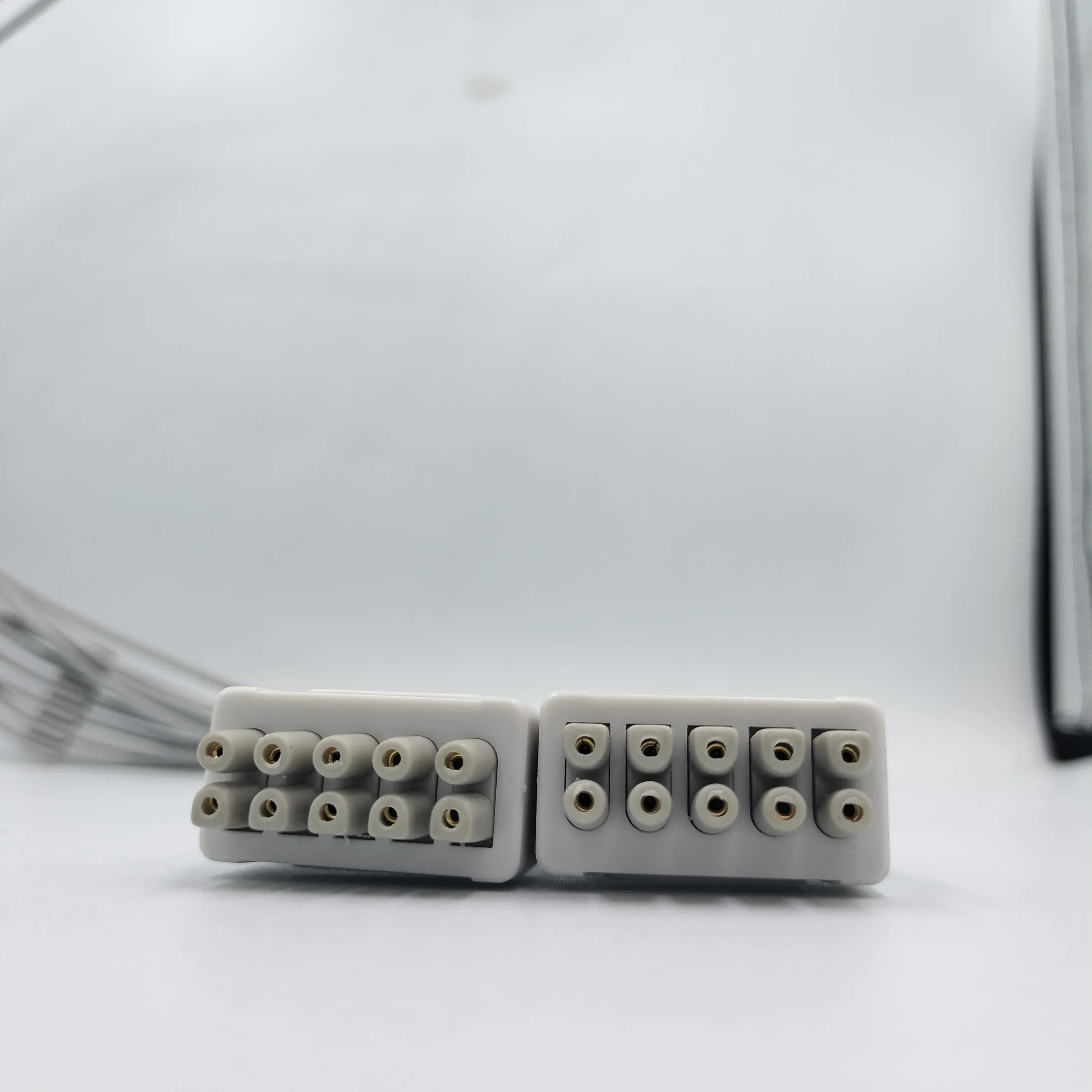 Лидер продаж 10 свинцовых EKG проводов кабель snop совместимый с GE