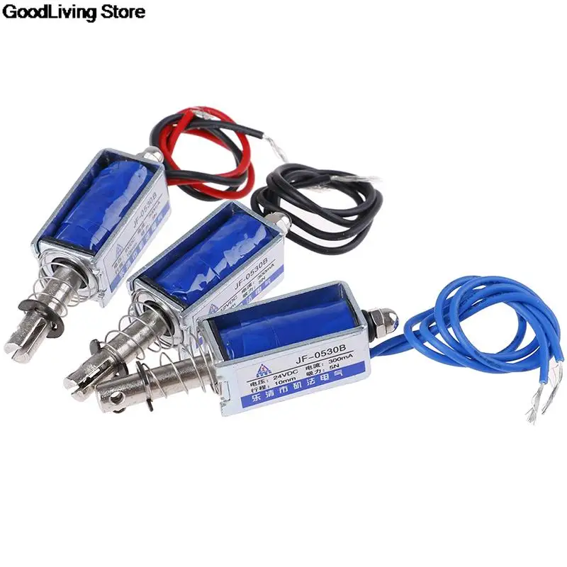 

1 pcs Micro Mini Solenoid Valve Electromagnet Open Frame DC Push-Pull Type Magnet 6V 12V 24V DC For Electric Air/Water Gas Valve